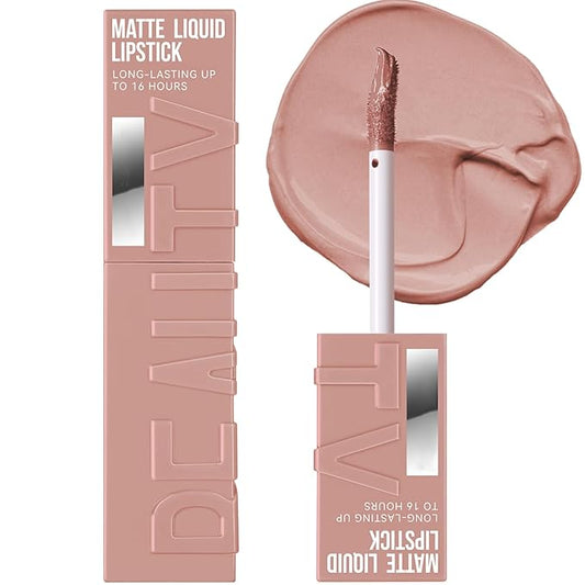 Liquid Matte Lipstick, Smudge Proof Lipstick, Nude Lipstick,