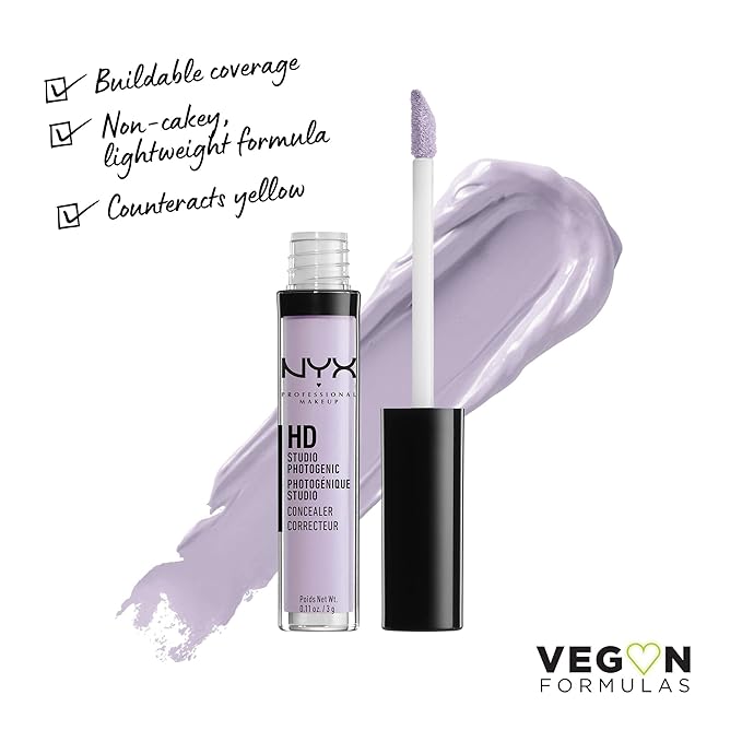 NYX PROFESSIONAL MAKEUP HD Studio Photogenic Concealer Wand, - Lavender