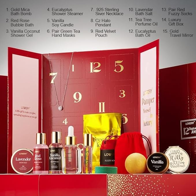 Birthday Gifts for Her, 12 Day Beauty Surprises,