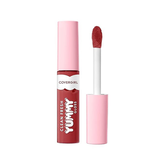 COVERGIRL Clean Fresh Yummy Gloss W&F, Sunrise Blush, Non-Sticky, 33oz