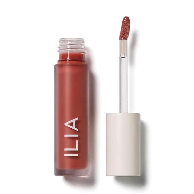 ILIA - Balmy Gloss Tinted Lip Oil | Non-Toxic, Cruelty-Free, Vegan, Hyaluronic Acid, Non-Sticky for Moisturizing + Plumping (Saint, 0.14 fl oz | 4.3 ml)