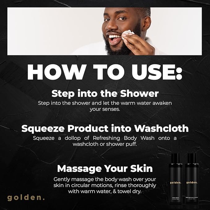 Golden Grooming Co. 3-in-1 Men's Body Oz