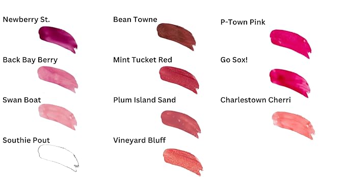 Plum Island Sand Lip Gloss (.25oz) - Naturally Refreshing Vegan Lip Gloss with Aloe, Vitamins C & E, Spearmint Extract