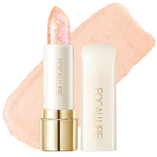 FOCALLURE Moisturizing Lipstick,Color Changing Tinted Lip Balm,Hydrating PH Lipstick,Col