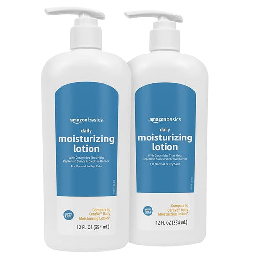 Amazon Basics Daily Moisturizing Lotion, 12