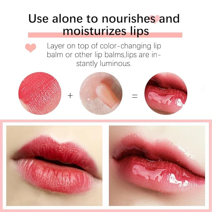 Hydrating Lip Glow Oil, Moisturizing Lip Glow Oil, Lip