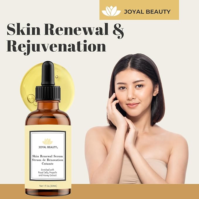 JOYAL BEAUTY Organic Royal Jelly Skin Renewal Serum Soft Skin