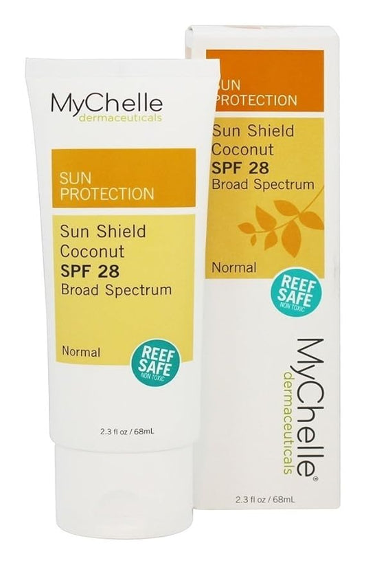 MyChelle Dermaceuticals - Sun Shield Sun Protection Lotion for Normal Skin Coconut 28 SPF - 2.3 fl. oz.