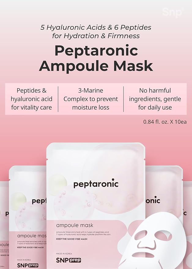 SNP [K Beauty Bird's Nest Aqua Eye Patch & Peptaronic Sheet Mask
