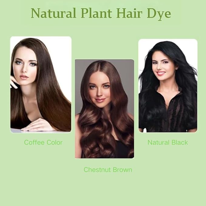 Bubble Hair Dye Shampoo,Natural Plant