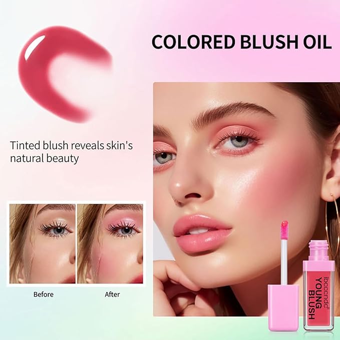 Color Changing Blush Oil, Skin's Natural PH Changing 5ml