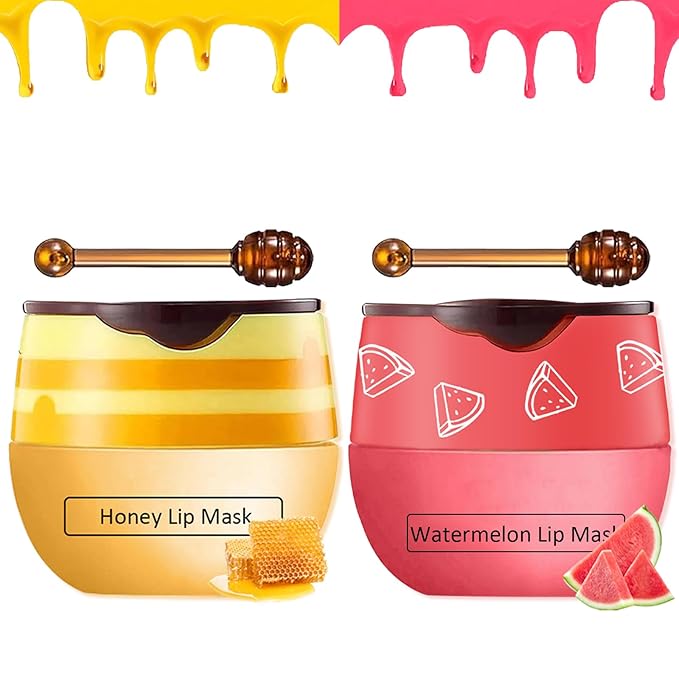 2 PCS Bee Lip Balm Honey Overnight