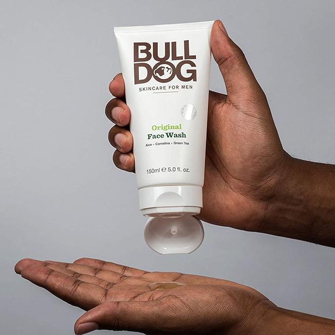Bulldog Skincare and Grooming For Men Original Face Wash, Pack of 2, 5 Ounce
