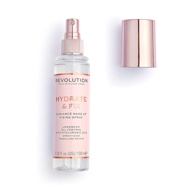 Makeup Revolution Hydrate & Fix Fixing Spray, Infused