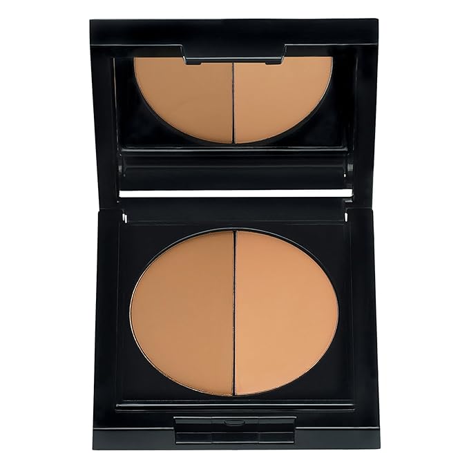 Duo Concealer - Double-Shade Compact Creamy Concealer - 1 Oz