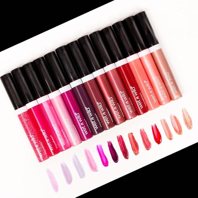 wet n wild MegaSlicks Lip Gloss, Ultra-Glossy, Vitamin-E Lip