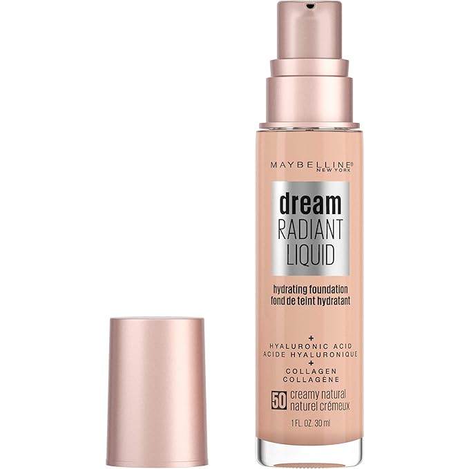 Maybelline Dream Radiant Liquid Medium Coverage Hydrating Makeup, 1 Count