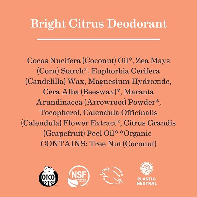 Earth Mama Bright Citrus Deodorant | Baking