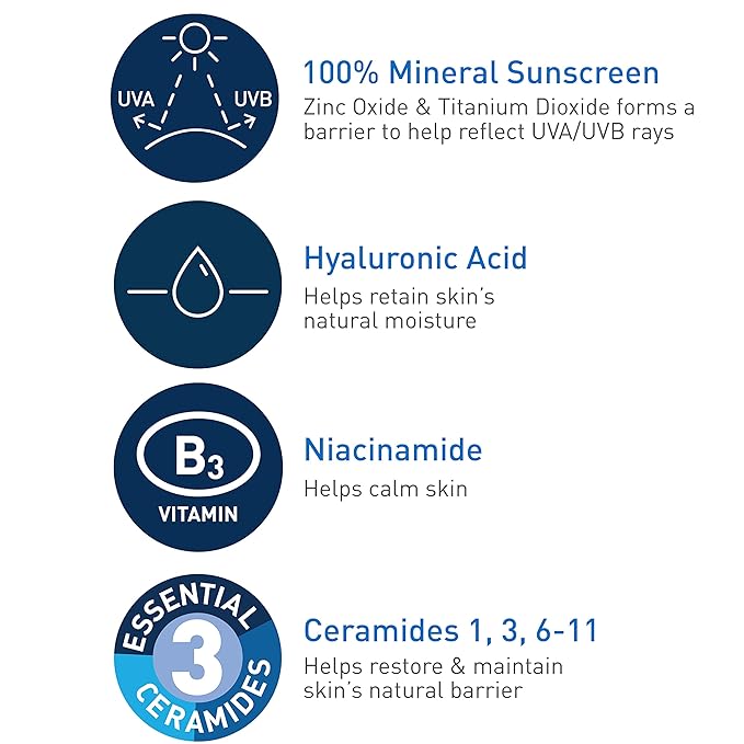 CeraVe Hydrating Mineral Sunscreen SPF 30