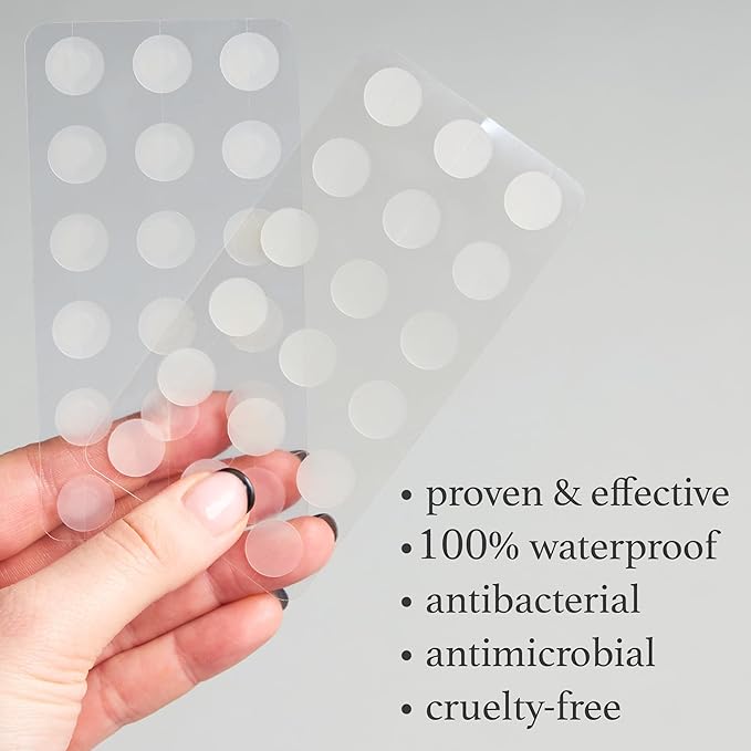 Julep Patch Me Up Waterproof Pimple Patches – 72 Hydrocolloid Acne Patches with Tea Tree Oil, Ultra-Thin Day & Potent Night, Reduces Blemishes & Scarring – 48 8mm & 24 12mm Patches