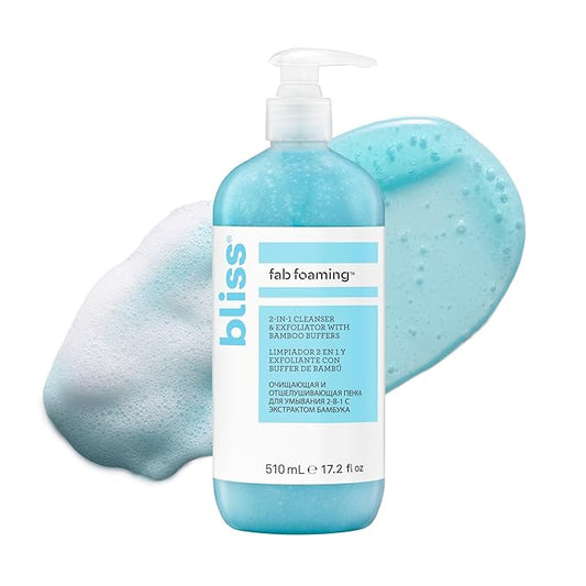 Bliss Pro Fab Foaming 2-In-1 Cleanser and Exfoliator Foaming