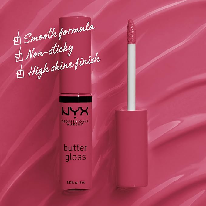 NYX PROFESSIONAL MAKEUP Butter Gloss, Non-Sticky Lip Gloss