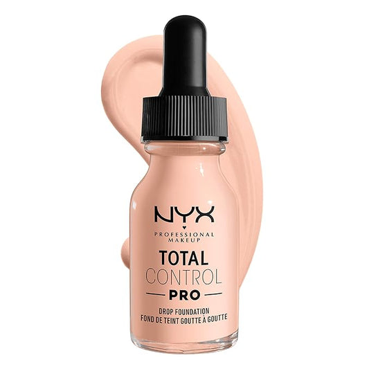 NYX PROFESSIONAL MAKEUP Total Control Pro Drop Foundation, Light Porcelain