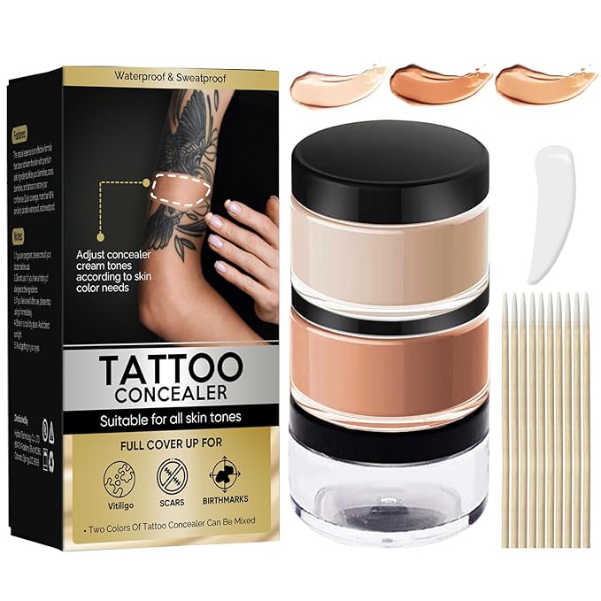 Tattoo Cover Up, Tattoo Cover Up Makeup Waterproof, Coverage Supplies