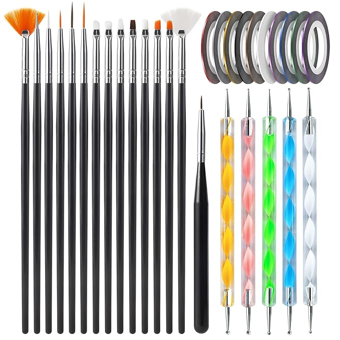 Artdone Nail Art Brushes set,Nail