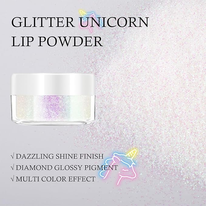 KYDA 3 Colors Glitter Lip Kit, Diamond Metllic Lip