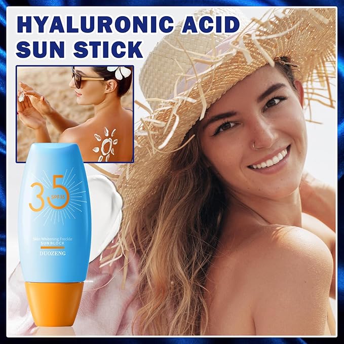 Sun Stick,Watery Sunscreen Stick for Face,Matte Long Lasting Non-Greasy SPF 35+Sunstick L