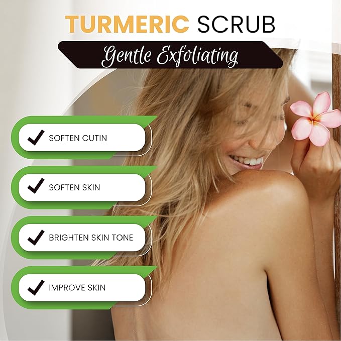 Turmeric Body Scrub - Handmade Natural