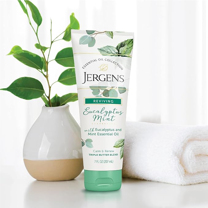 Jergens Eucalyptus Mint Body Butter, Infused