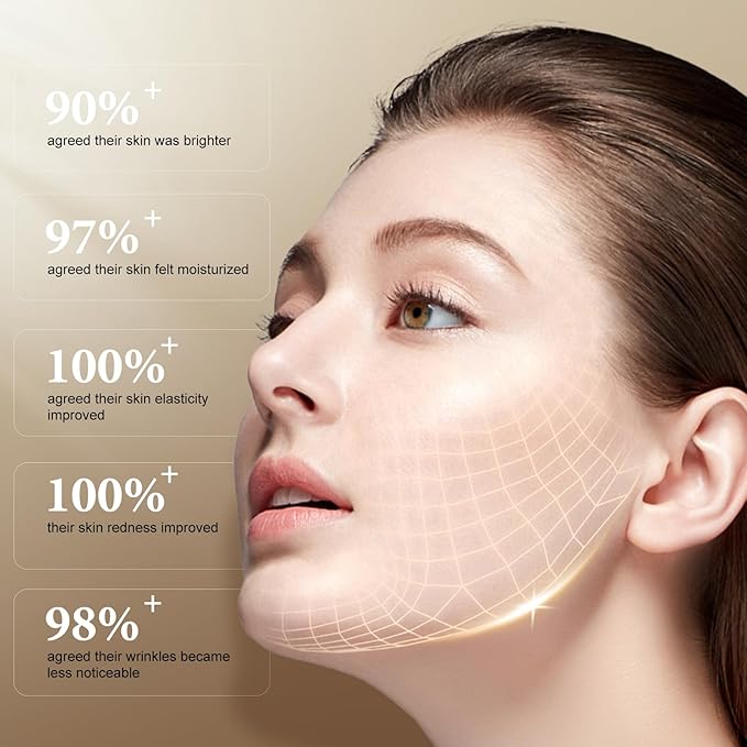 ISTON 6 Pack Bio-Collagen Real Deep Anti Wrinkle Lifting Mask,Overnight Hydrating Face Mask for All Skin Types -Pore Minimizing,Elasticity Enhancing,Firming,Moisturizing
