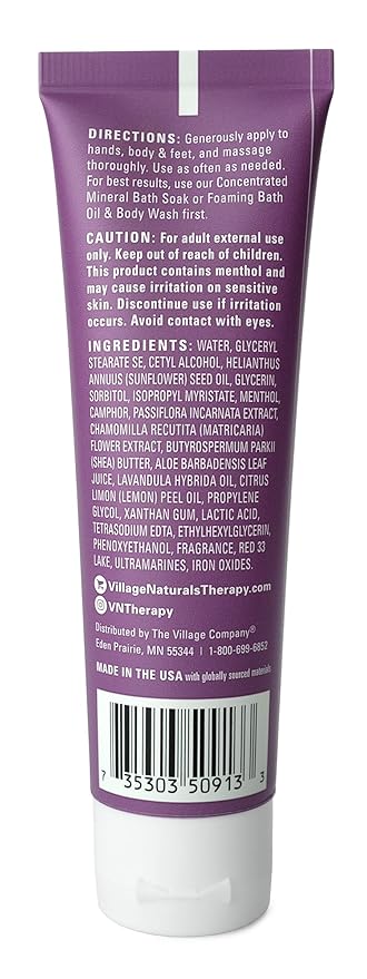 Village Naturals Therapy Nighttime Moisturizing Shea