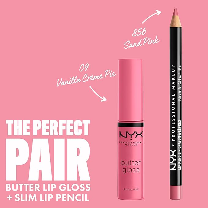 NYX PROFESSIONAL MAKEUP Butter Gloss, Non-Sticky Lip Gloss