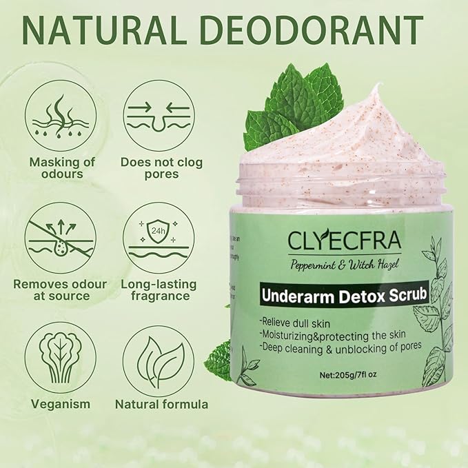 Underarm Detox Scrub,Body Scrub,Armpit Detox&Underarm Detox