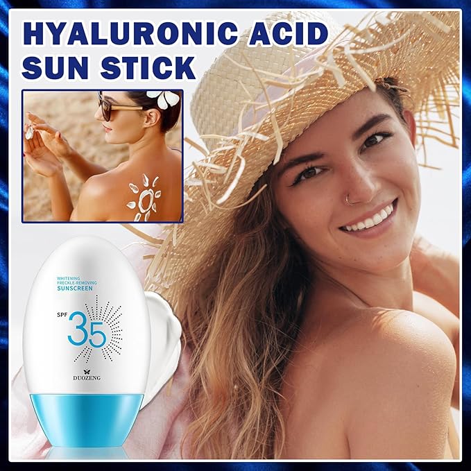 Sun Stick,Watery Sunscreen Stick for Face,Matte Long Lasting Non-Greasy SPF 35+Sunstick M