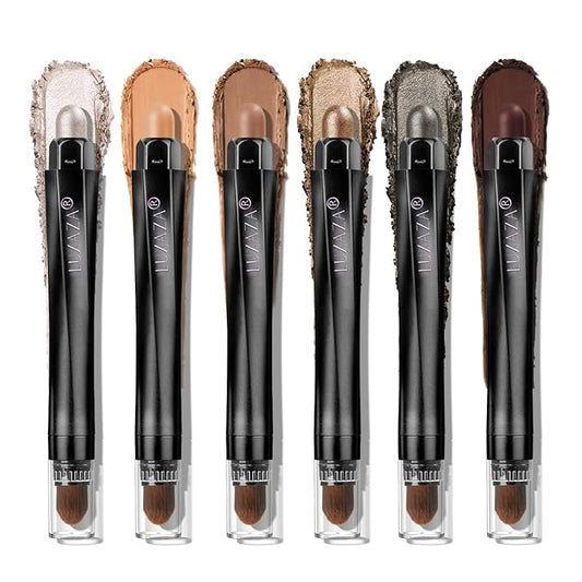 Neutral eyeshadow stick makeup set,