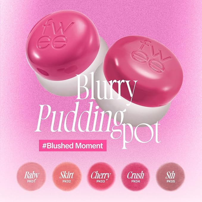 Lip&Cheek Blurry Pudding Pot | Blushed Moment - Finish | 5g