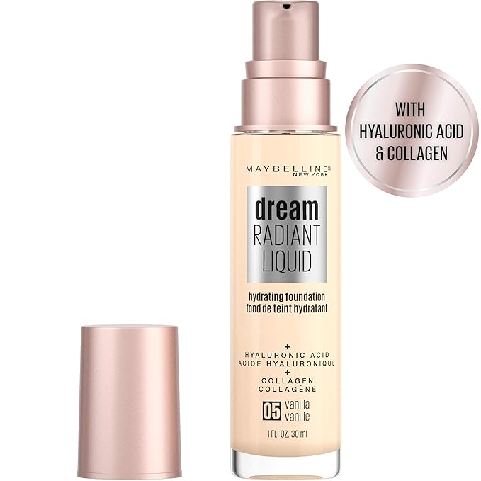 Maybelline Dream Radiant Liquid Medium Coverage Hydrating Makeup, Fl; Oz