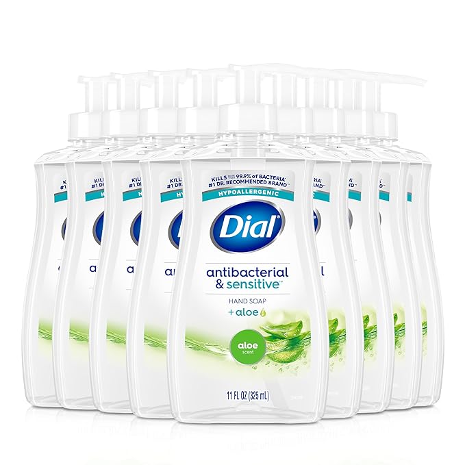 Dial Antibacterial Liquid Hand Soap, Aloe