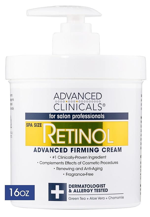 Advanced Clinicals Retinol Body Lotion Moisturizer Sagging