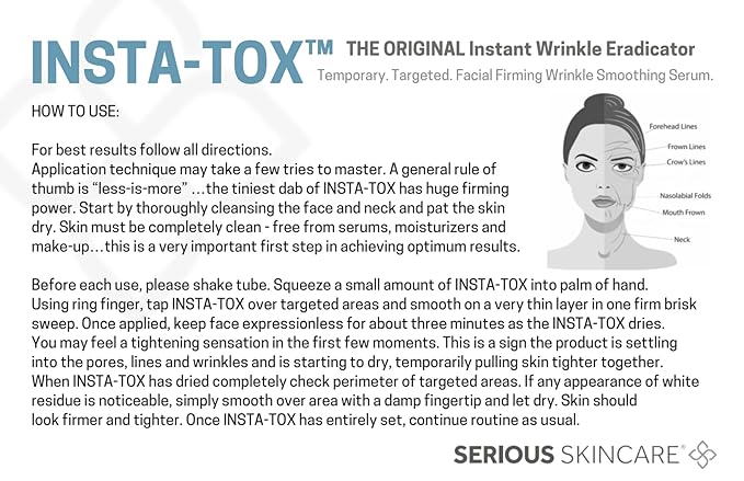 Serious Skincare INSTA-TOX Instant Wrinkle Smoothing