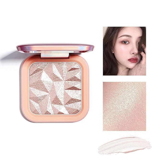 Face Highlighter Makeup Palette Kit, Shimmer Glitter Highlight Face