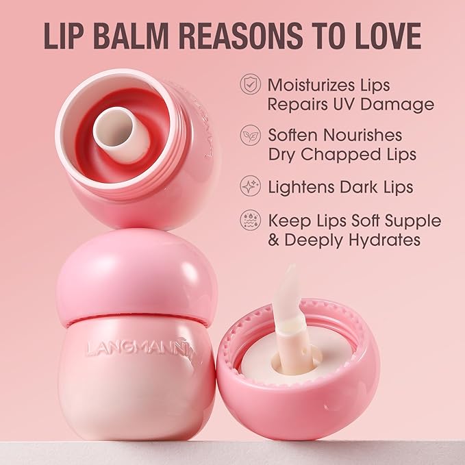 Glow Lip Balm,Moisturizing Lip Balm For