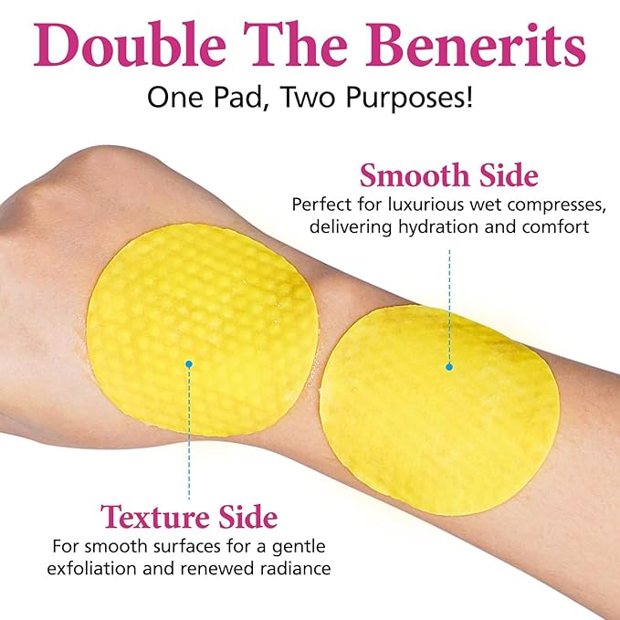 Turmeric kojic acid cleansing pads,