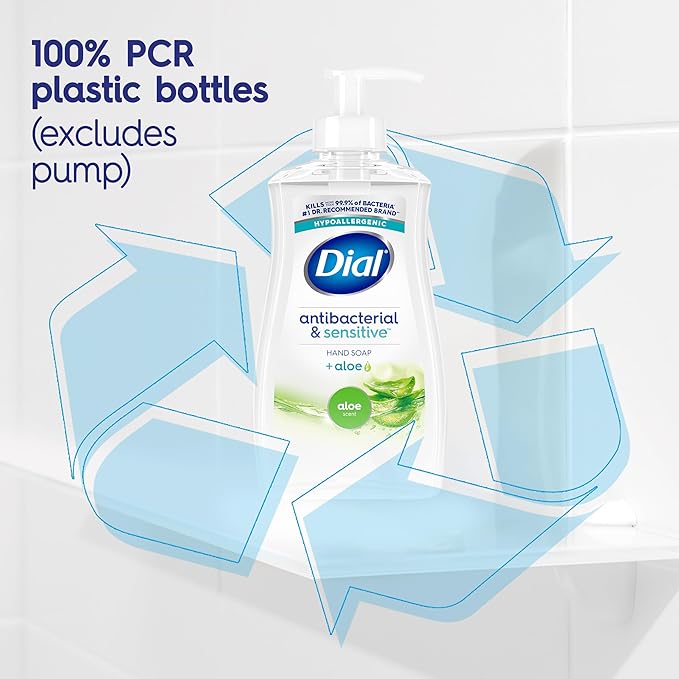 Dial Antibacterial Liquid Hand Soap, Aloe