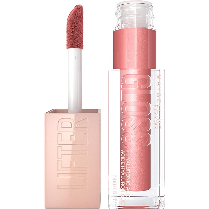 Maybelline Lifter Gloss, Hydrating Lip Gloss with Hyaluronic Lip