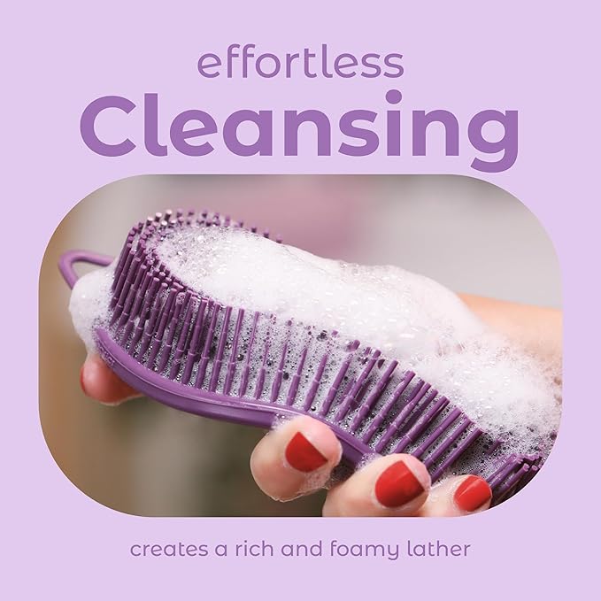 Mainbasics exfoliating silicone body scrubber